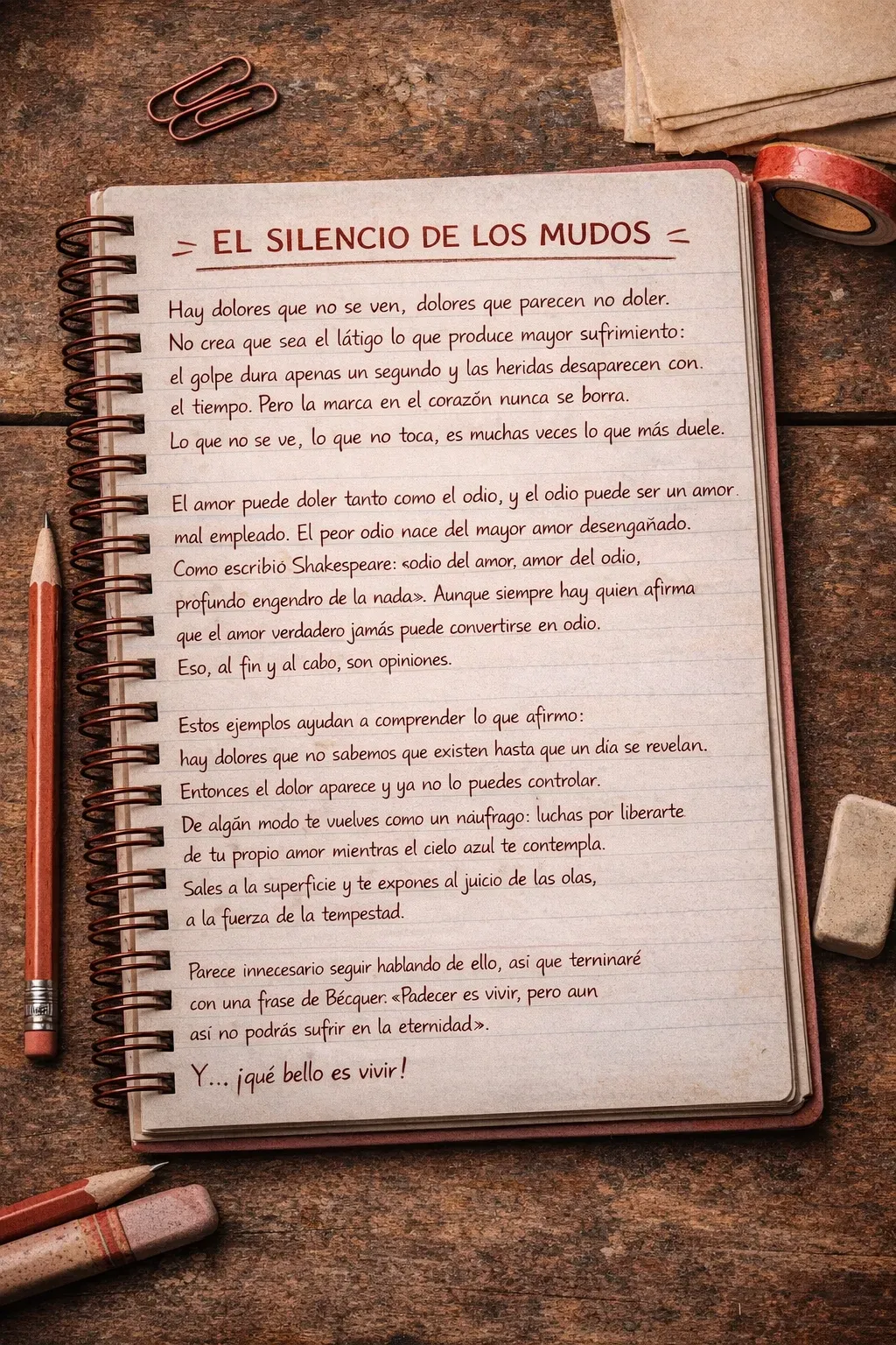 El silencio de los mudos